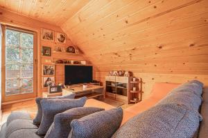 Log Cabin Chalets with Private Sauna