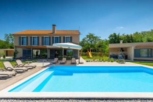 Modern villa Pinca with pool and grill in Vizinada