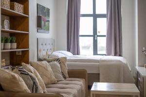 Studio with Sofa Bed and a River View room in King Mindaugas Apartments