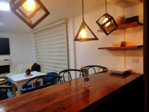 Apartamento en el centro histórico de Tunja con chimenea
