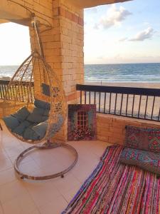 Hotel appartment sea view free wifi 3 bedrooms 2 full bathrooms 4th floor Bellevue village agami alexandria families are preferred availableyear days with 5 heavy blankets