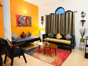 GR Stays - Arpora Duplex 3bhk Villa With Pool I Baga Beach 5 mins