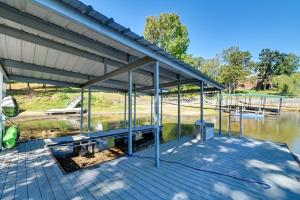 Lakefront Gilbertville Haven with Private Boat Dock!