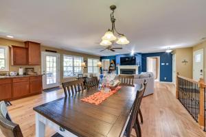 Lakefront Gilbertville Haven with Private Boat Dock!