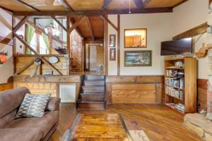 Mountaintop Ellijay Cabin with Private Hot Tub