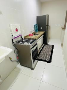 Apartamento com churrasqueira praia Maranduba Ubatuba