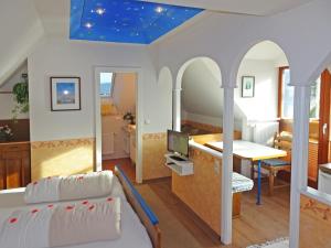 Tower Studio with Balcony  room in Staudacher Hof-Das Romantische Haus
