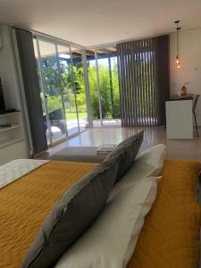 Casa en Vistalba para dos personas con yacuzzi de temporada en la terraza