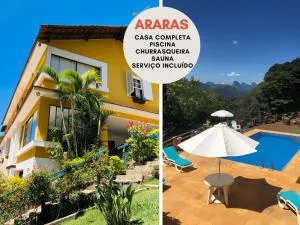 Casa em Araras: Piscina, sauna e serviço incluído! - أراراس بتروبوليس