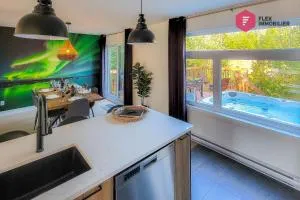 L'Aurore Boréale de Portneuf / Private SPA Pool Sauna Billiards - Deschambault