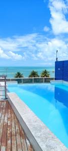 Apartamento com varanda na praia de Tambaú, apt 214