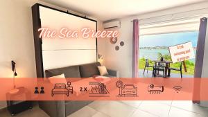 Le Sea-Breeze - Beau studio piscine VUE LAGON - 4-star hotels in Marigot