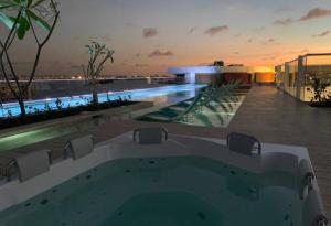 Apartamento en edificio con espectacular terraza