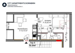 City Apartments Dornbirn Gemütliches Apartment im Stadtzentrum Dornbirn, Kopenhagen 5