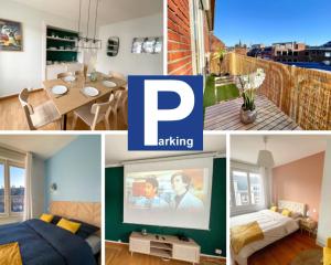 Cinéma & Disney avec Balcon & Parking en Hyper Centre