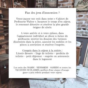 EscapHome - Appartement insolite avec enquête en autonomie - Escape game Locked