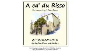 A ca' du Risso - Appartamento - Sea & outdoor for families, bikers and climbers - Calice Ligure