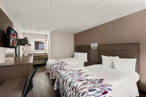 Deluxe Room with Two Double Beds Smoke Free room in Red Roof Inn Binghamton - Johnson City
