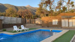 Cabaña en Olmue con piscina compartida