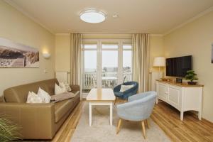 mit Meerblick und Balkon, gratis Nutzung vom AHOI Erlebnisbad und Sauna in Sellin - Meeresblick FeWo 38