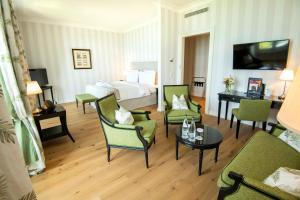 Junior Suite with Lake View room in Hôtel Des Trois Couronnes & Spa - The Leading Hotels of the World