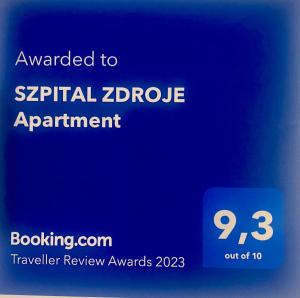 SZPITAL ZDROJE Apartment