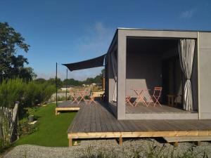 Cottage Nature Piscine partagée Vue Vilaine