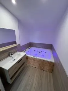 Jolie maison en pierre esprit chalet avec Jacuzzi - Jujols