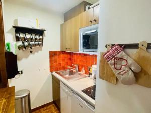 Appartements Studio cosy 4 pers. proche centre, balcon, parking prive, 700m pistes ski, navette gratuite - FR-1-467-118 : photos des chambres