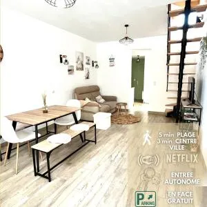 L'échappée MERs- Maison 3 chambres au Centre 500m de la plage - 梅尔·莱斯·拜恩斯