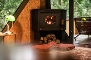 Chalé de Vidro na Mantiqueira com cachoeiras