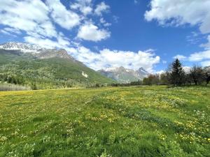 Studio au calme, 4 pers, proche pistes, balcon sud, parking privé, Monêtier-les-Bains - FR-1-330F-78