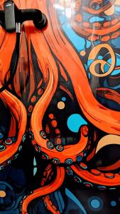 Waterview - Schwimmendes Ferienhaus "Black Pearl" auf dem Wasser mit Blick zur Havel, inkl Boot zur Nutzung