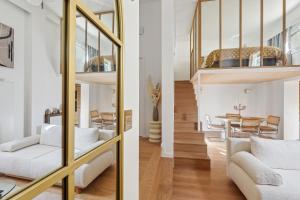 Appartements Suite luxueuse avec jardin prive Sauna et Jacuzzi : photos des chambres