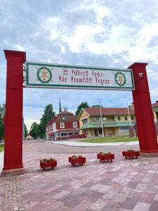 Skraddaren, close to Vasaloppet finish line portal