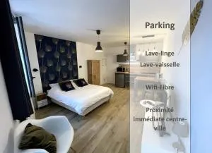 ALP Chartres - Cosy studio au cœur de Chartres avec Parking - 勒库德赖