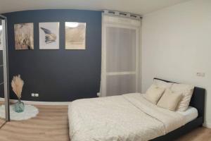Appartements Grand T2 avec jardin et parking proche Paris et Orly : photos des chambres