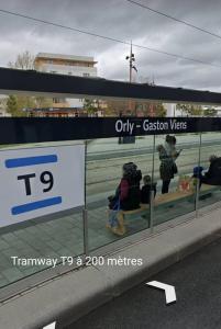 Appartements Grand T2 avec jardin et parking proche Paris et Orly : photos des chambres