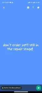 Don't order it yet - Malabar