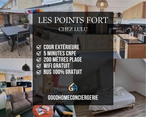 Maisons de vacances GOOD HOME Chez Lulu, plage & centrale : photos des chambres