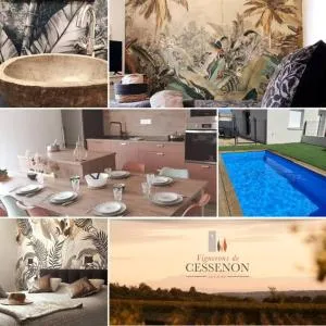 ღ L'Orb Enchanté - Piscine chauffée, Clim, Netflix - Cazedarnes