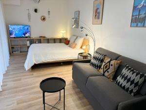 Appartements Charmant studio climatise a 200m de la plage : photos des chambres