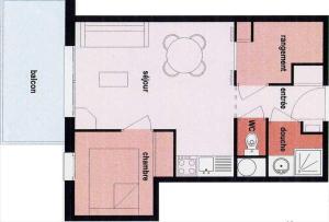 Appartements Appartement cosy, 4 personnes, 1 chambre, 1 coin montagne - CC07 : photos des chambres