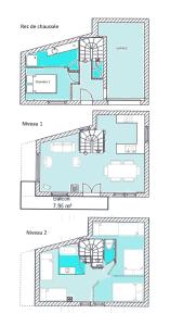 Chalets Chalet neuf, 8 personnes, 3 chambres - CH32 : photos des chambres