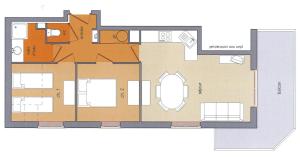 Appartements Appartement cosy, 6 personnes, 2 chambres - ECRINI08 : photos des chambres