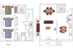 Chalets Chalet renove, 9 personnes, 3 chambres, 1 mezzanine - CH09 : photos des chambres