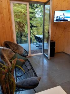 Лісовий Еко-будинок з сауною біля Львова