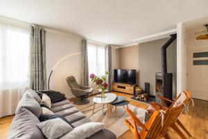 Maisons de vacances Maison Poulpry - Grande maison pour 9 a 600m de la plage : photos des chambres