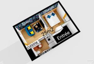 Appartements L'Etoile by MRODBNB - Appart Neuf - Vue Mer - 25m Plage & Resto - Cine - cheminee - Popcorn : photos des chambres