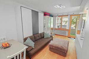 Studio chaleureux avec vue sur les montagnes